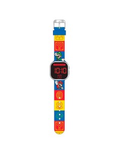 Reloj cuad digital led Super Mario Bros