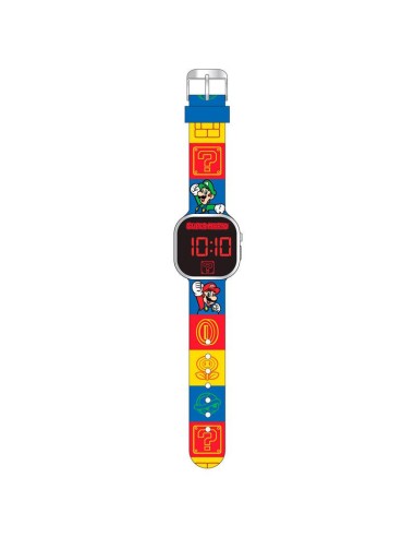 Reloj cuad digital led Super Mario Bros