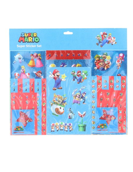 Pack 500 pegatinas Super Mario