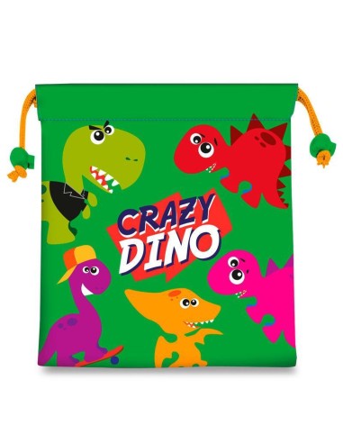Saco merienda Diosaurios 22cm KL10696