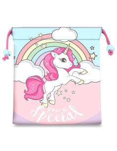 Saco merienda Unicornio 22cm KL10775