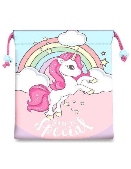 Saco merienda Unicornio 22cm KL10775