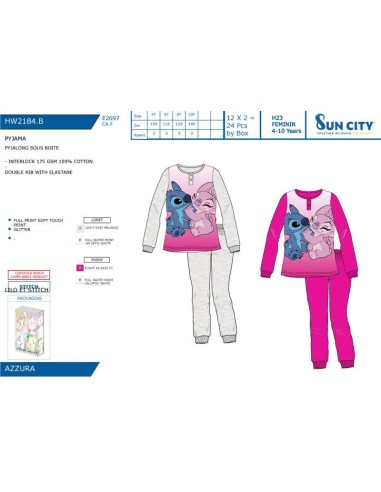 Pijama ml Stitch HW2184.B I23
