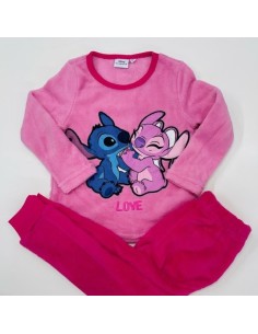 Pijama ml Stitch coralina HW7598