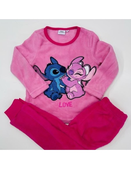 Pijama ml Stitch coralina HW7598
