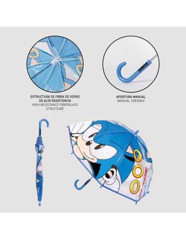 Paraguas manual Sonic diámetro 74cm