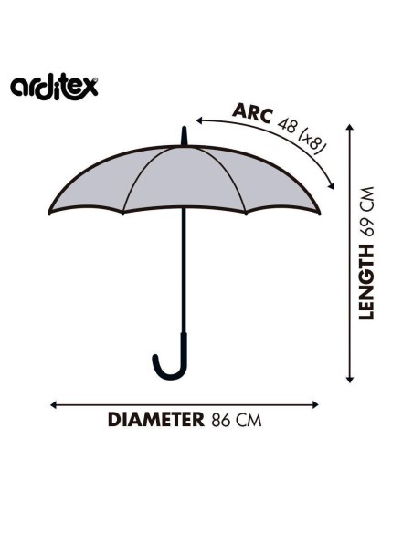 Paraguas Princesas automático WD15525 
