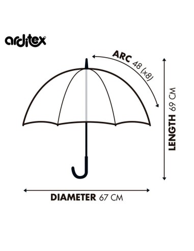 Paraguas Spiderman eva burbuja SM15535