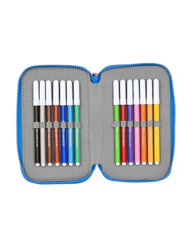 Plumier doble Super Mario 28pzas rojo