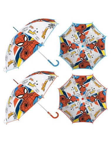 Paraguas Spiderman eva trasnparente SM15534