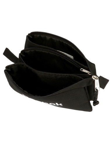 Portatodo Reebok 3 cremalleras Boston  negro