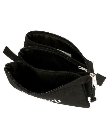 Portatodo Reebok 3 cremalleras Boston  negro