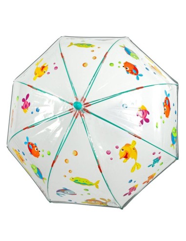 Paraguas manual reflectante Peces diámetro 69cm