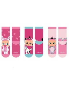 Set 3 calcetines de Cry Babiesbr /Bebés Llorones 0957