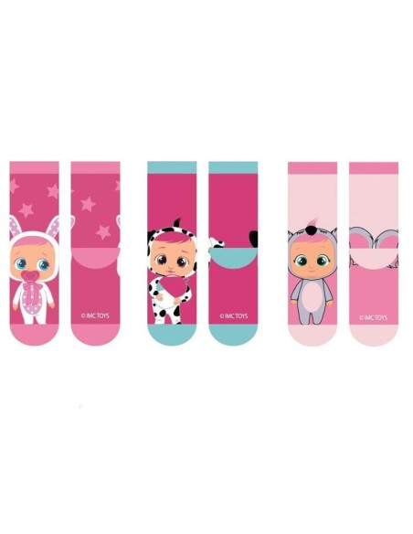 Set 3 calcetines de Cry Babiesbr /Bebés Llorones 0957