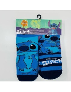 Set 2 calcetines antideslizantes Stitch marino 