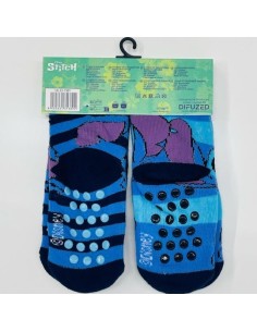 Set 2 calcetines antideslizantes Stitch marino  2