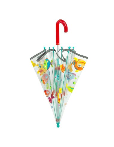 Paraguas manual reflectante Peces diámetro 69cm