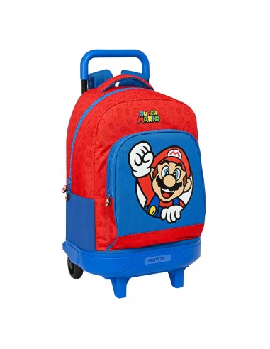 Trolley compact 45cm Super Mario rojo