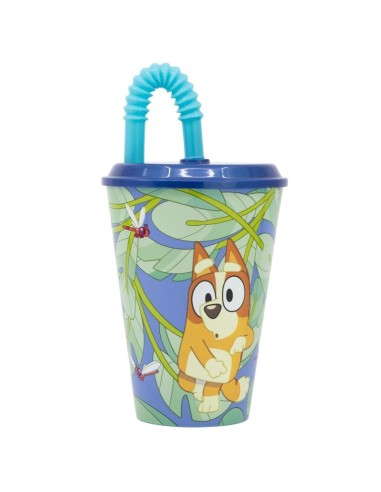 Vaso caña 430ml Bluey