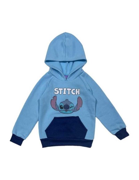 Sudadera capucha Stitch (GRI/MARINO) T2A8