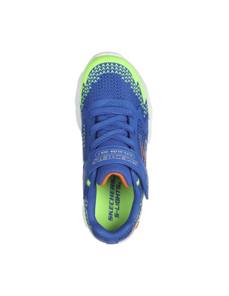 Deportiva luces Skechers 400138L (27A35) FLEX GLOW BOLT AZUL