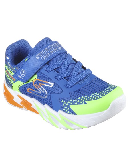 Deportiva luces Skechers 400138L (27A35) FLEX GLOW BOLT AZUL
