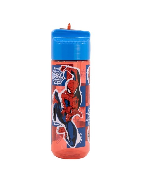 Botella Hidro grande 540ml Spiderman Arachnid Grid