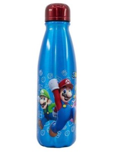 Botella aluminio 600ml Super Mario 2