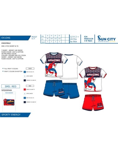 Conjunto Spiderman EX1046 v24