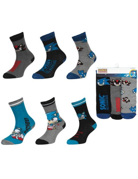 Calcetín Sonic Pack de 3  39135