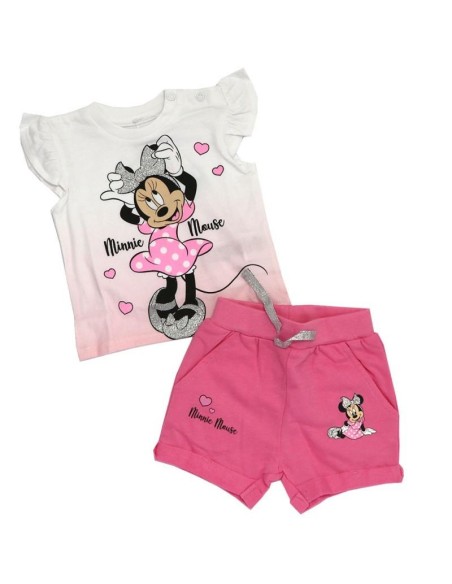 Conjunto bebé Minnie (ROSA/CELESTE)