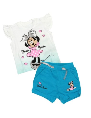 Conjunto bebé Minnie (ROSA/CELESTE)