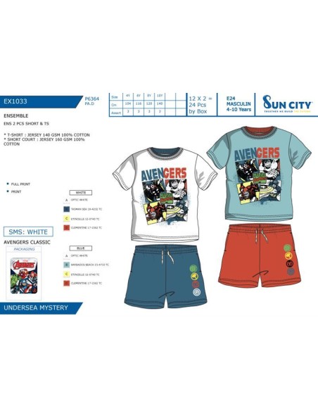 Conjunto mc Vengadores EX1033 v24