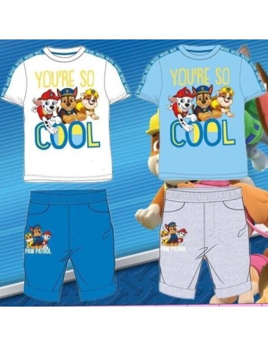 Conjunto bebé Patrulla Canina (BLANCO/CELESTE)