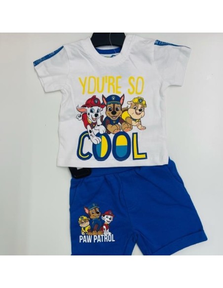 Conjunto bebé Patrulla Canina (BLANCO/CELESTE)