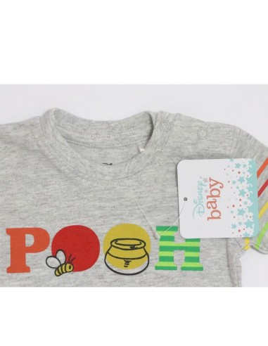 Conjunto bebé Winnie the Poo (GRIS/BLANCO)