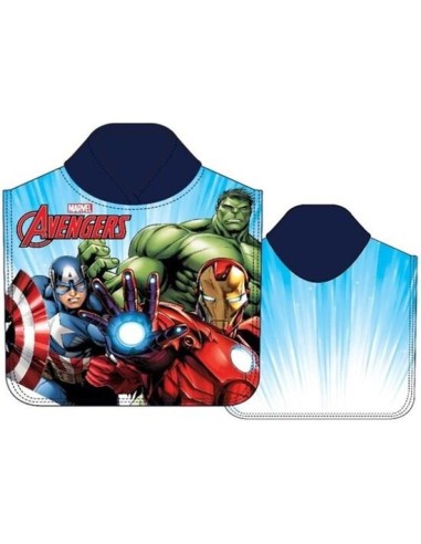 Poncho toalla Los Vengadores Avengers microfibra