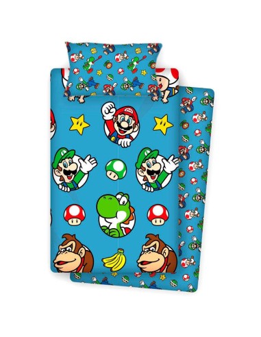 Juego sabanas Super Mario Bros 90cm