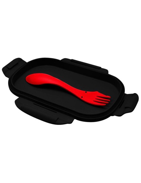 Sandwichera rectangular con cubierto Pokemon