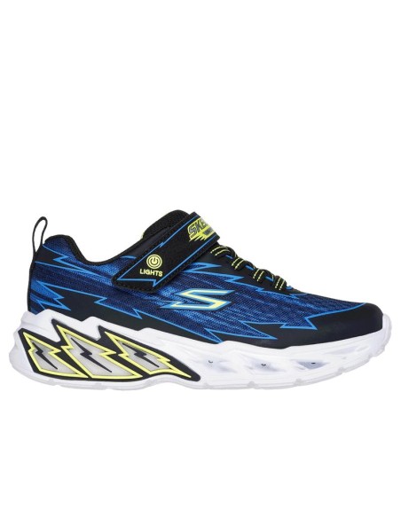 Deportiva luces Skechers 400149L (27A35)  BOLT BRIGHTS AZUL