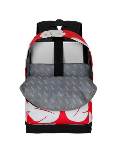 Mochila 44cm Stitch Kiss adaptable 2 cremalleras