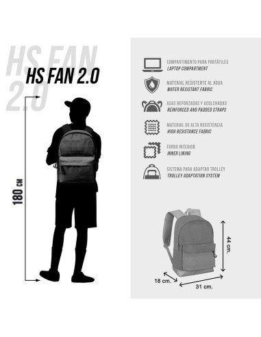 Mochila 44cm Stitch Kiss adaptable 2 cremalleras