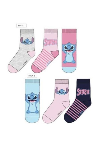 Calcetínes Stitch Pack de 3 XH0644 I24
