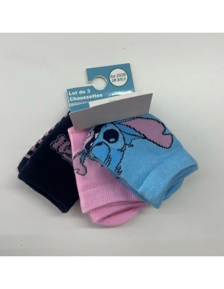 Calcetínes Stitch Pack de 3 XH0644 I24