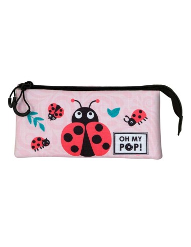 Portatodo triple Ladybug oh my pop
