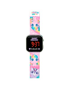 Reloj cuad digital led Unicornio Sweet dreams
