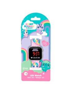 Reloj cuad digital led Unicornio Sweet dreams 2