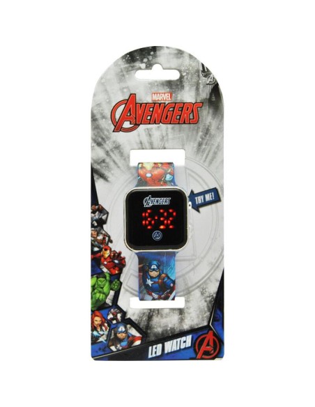Reloj cuad digital led Avengers Los Vengadores