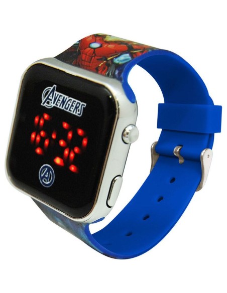 Reloj cuad digital led Avengers Los Vengadores